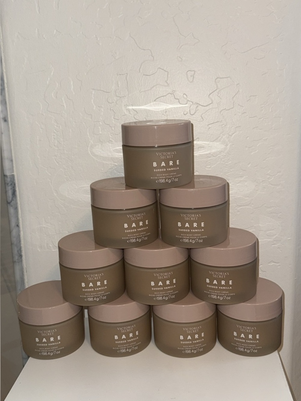 2 Victoria’s Secret Bare Sueded Vanilla Rich Body Cream 7 Oz New Discontinued